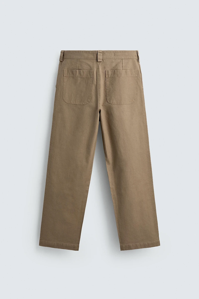 PANTALON STRAIGHT FIT BRODÉ