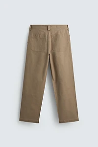 PANTALON STRAIGHT FIT BRODÉ