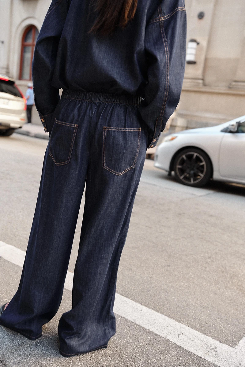 Z1975 HIGH RISE JOGGER WIDE LEG JEANS
