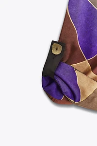 PRINTED SATIN SHIRT