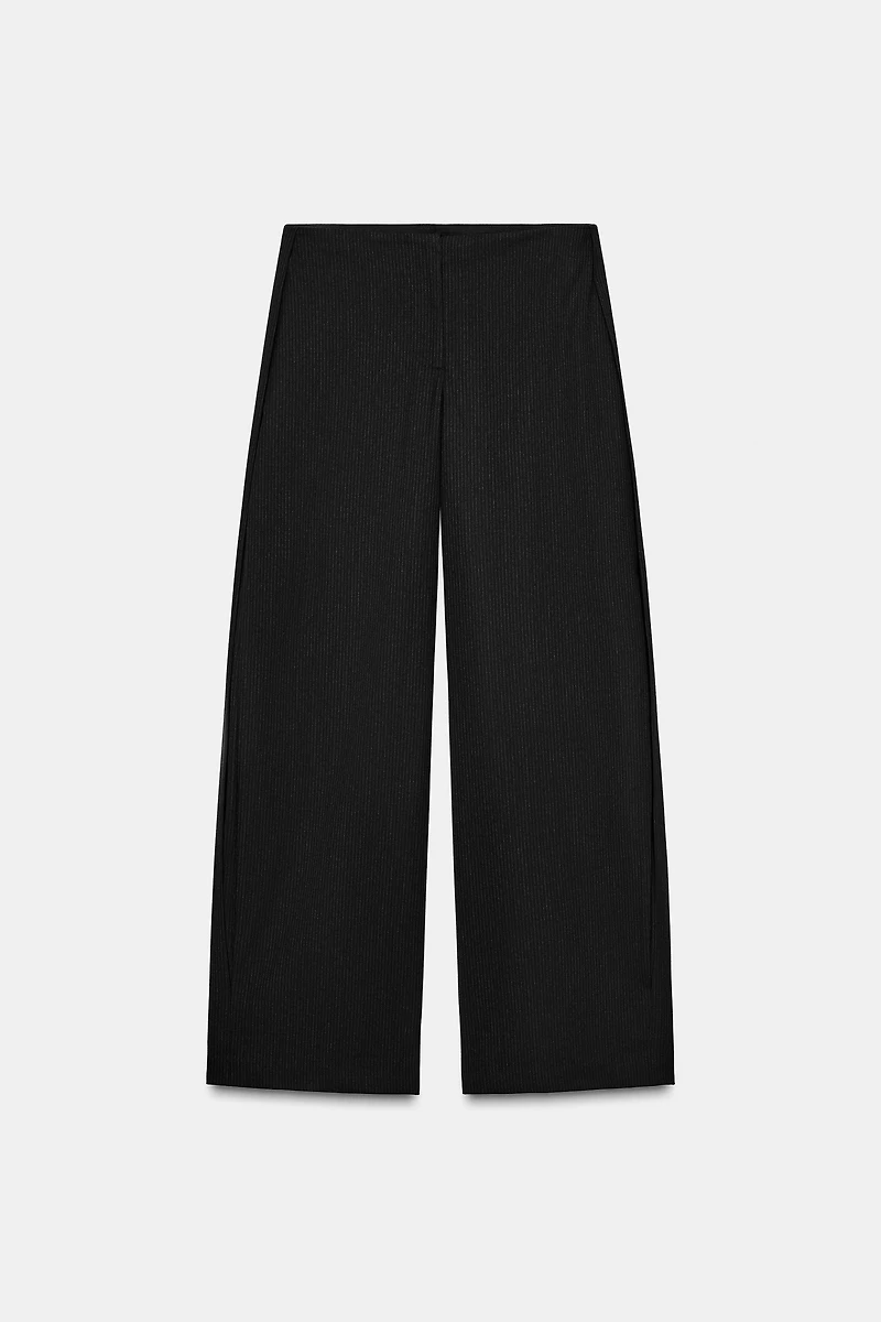 PINSTRIPE PLEATED PANTS ZW COLLECTION