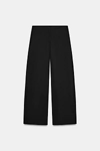 PINSTRIPE PLEATED PANTS ZW COLLECTION