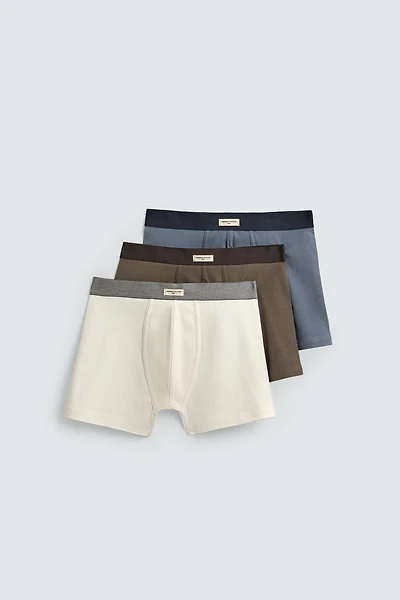 LOT DE 3 BOXERS MIXTES