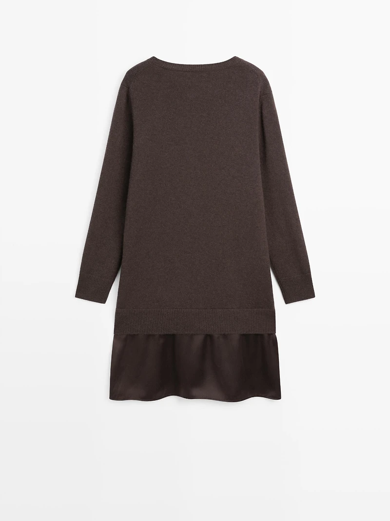100% cashmere sweater dress