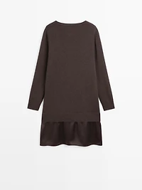 100% cashmere sweater dress