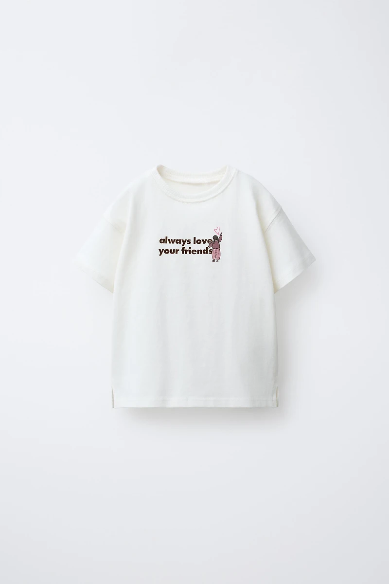 FLOCK PRINT T-SHIRT