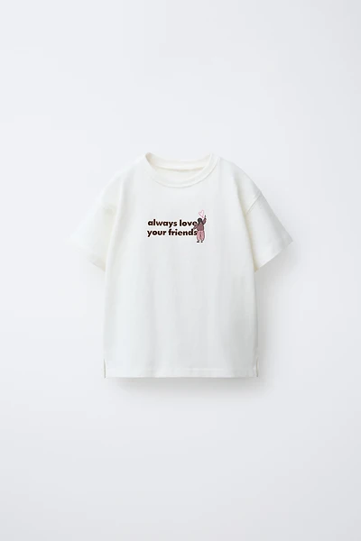 FLOCK PRINT T-SHIRT