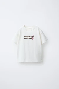 FLOCK PRINT T-SHIRT
