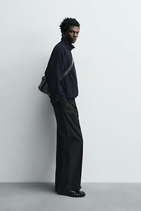 REVERSIBLE WOOL - CASHMERE BOMBER JACKET