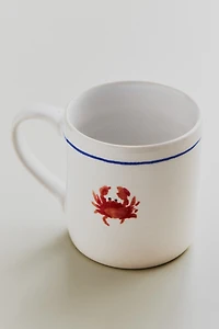TASSE EN GRÈS MOTIF ANIMAL MARIN