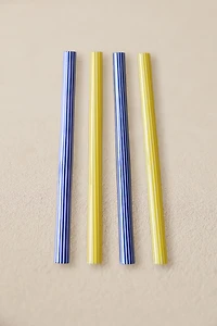 LOT PATÈRES BOROSILICATO RAYURES (LOT DE 4)