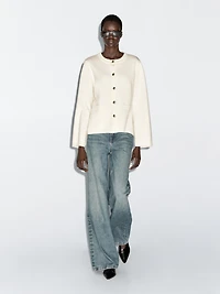 100% wool knit cardigan