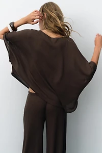 SHORT SLEEVE RUSTIC TOP