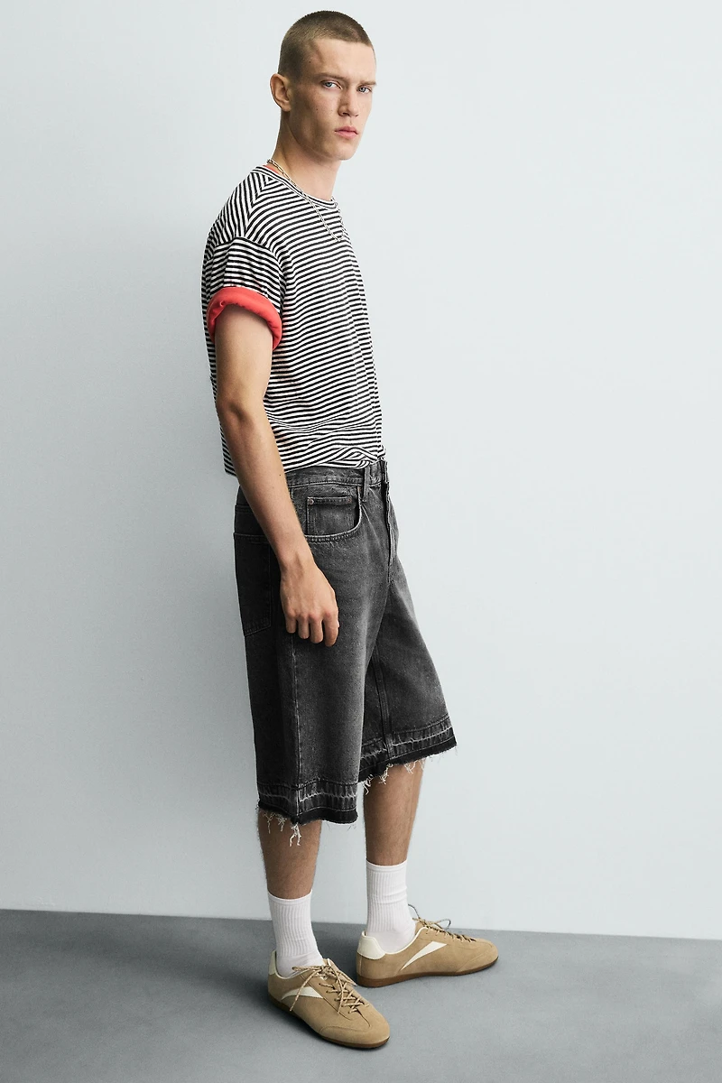 BAGGY FIT DENIM SHORTS