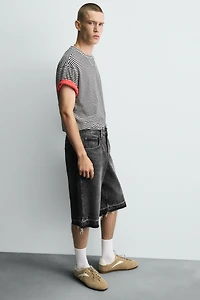 BAGGY FIT DENIM SHORTS
