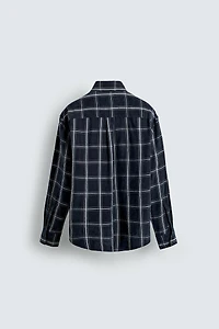 PLAID FLUID SHIRT