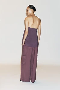FLOWY STRAPLESS TOP