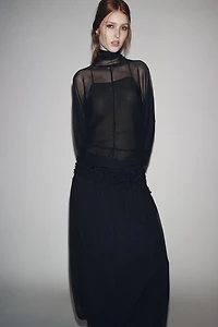 BLOUSE SEMI-TRANSPARENTE ZW COLLECTION