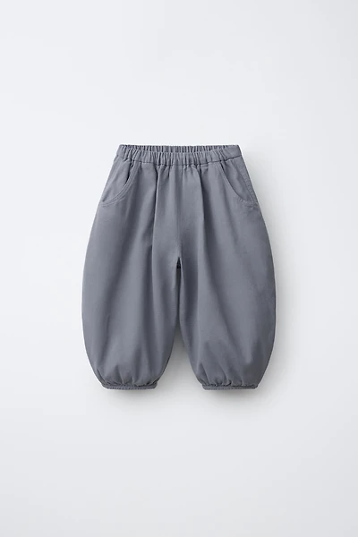 SOLID BALLOON TROUSERS