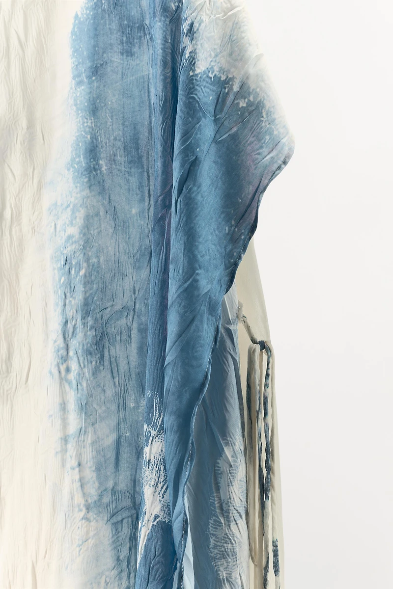 LIMITED EDITION PRINTED ASYMMETRIC TOP