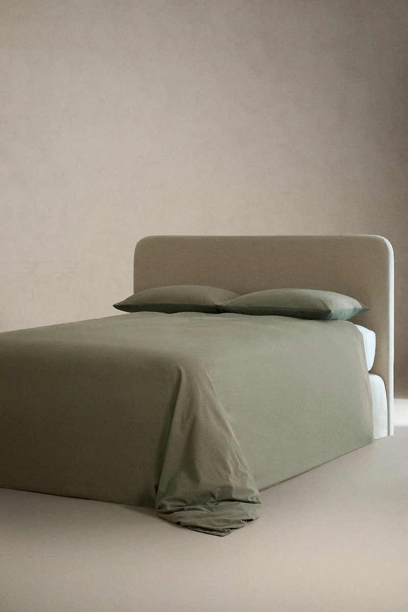 HOUSSE DE COUETTE COTON RAYÉE