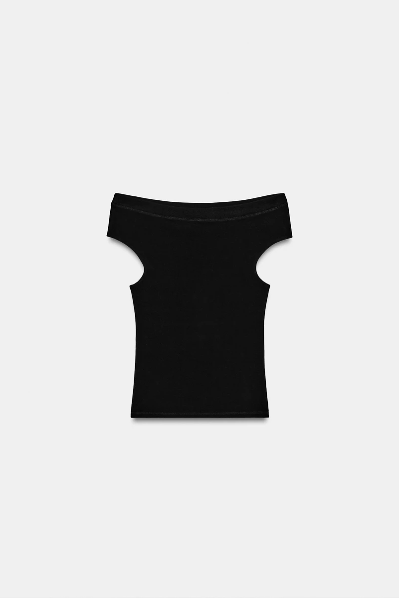 BOAT NECK T-SHIRT