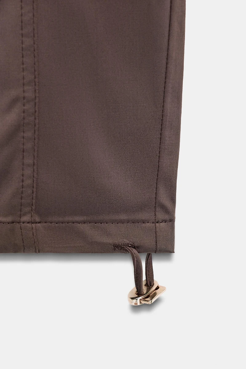 SATIN BALLOON PANTS