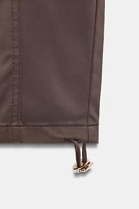 SATIN BALLOON PANTS