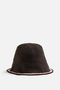 CROCHET BAND BUCKET HAT