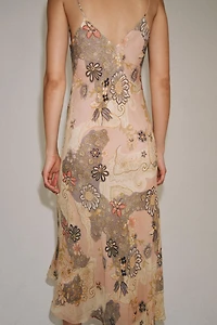 ZW COLLECTION PRINTED SLIP DRESS