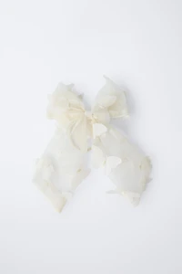 BUTTERFLY BOW BARRETTE HAIR TIE