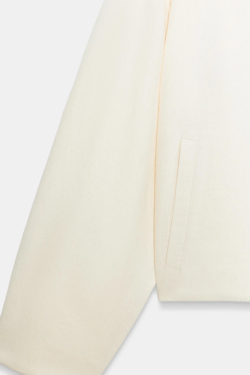 LINEN TOGGLE JACKET