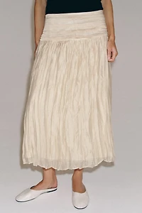 JUPE MIDI DRAPÉE ZW COLLECTION