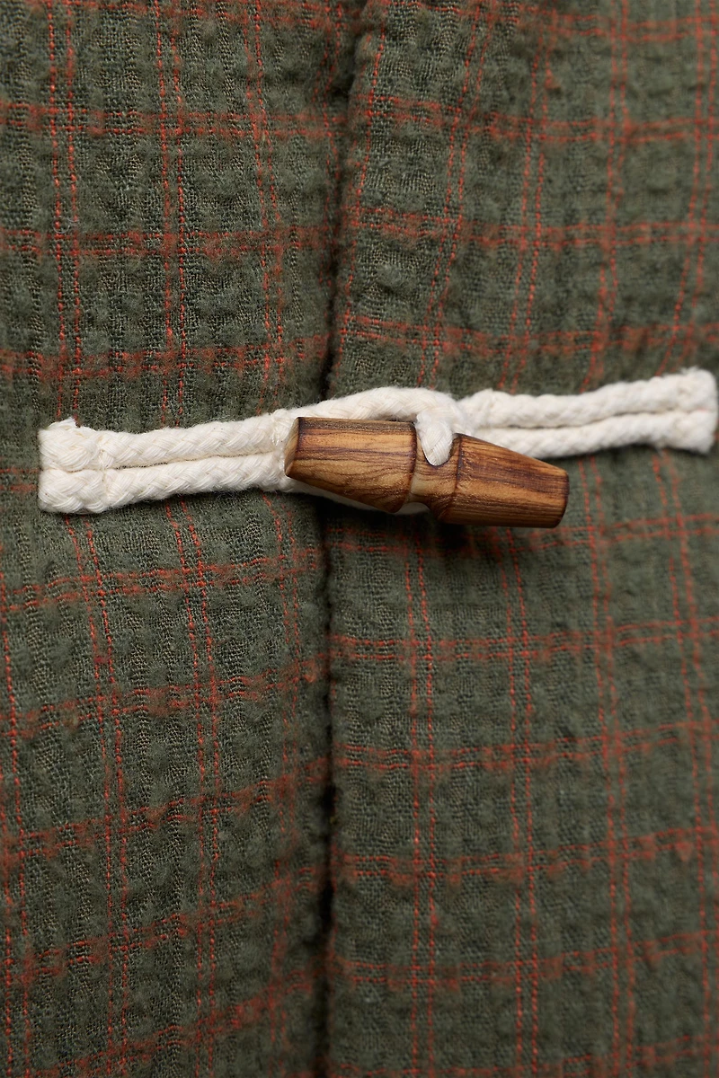 PLAID FIREMAN CLASP JACKET