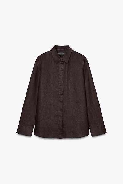 100% LINEN SHIRT ZW COLLECTION