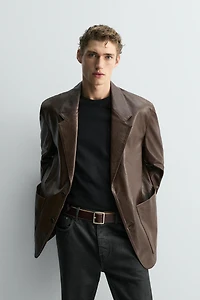 LIMITED EDITION LEATHER BLAZER