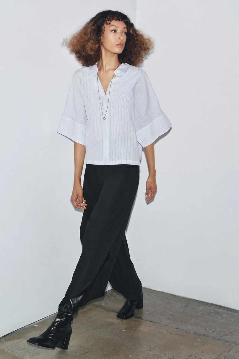 ZW COLLECTION POPLIN SHIRT