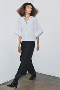 ZW COLLECTION POPLIN SHIRT
