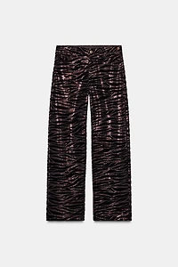 VELVET SEQUIN PANTS