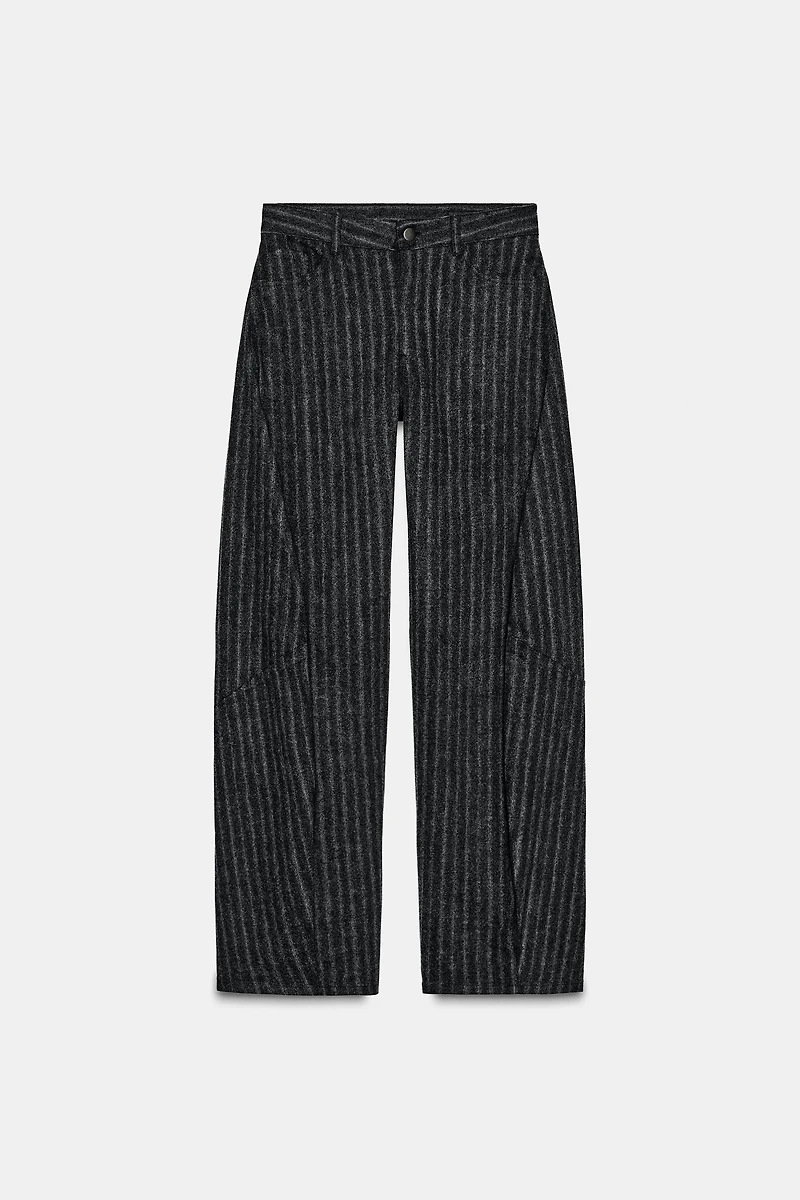 ZW COLLECTION STRIPED BALLOON PANTS