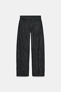 ZW COLLECTION STRIPED BALLOON PANTS
