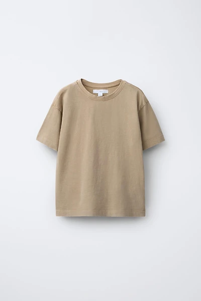 BASIC WASHED EFFECT T-SHIRT