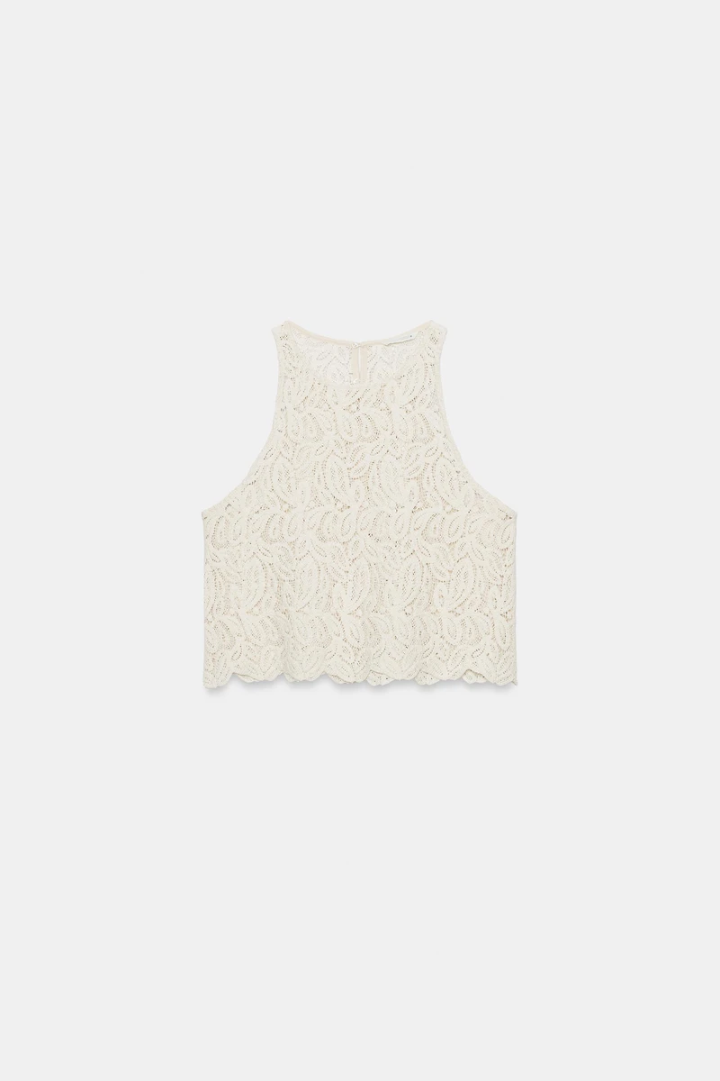 CROCHET CROP TOP