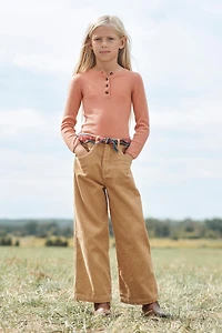 LIMITED EDITION CORDUROY WIDE LEG PANTS