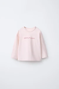 THREE-PACK OF T-SHIRTS WITH HEARTS AND EMBROIDERED TEXT