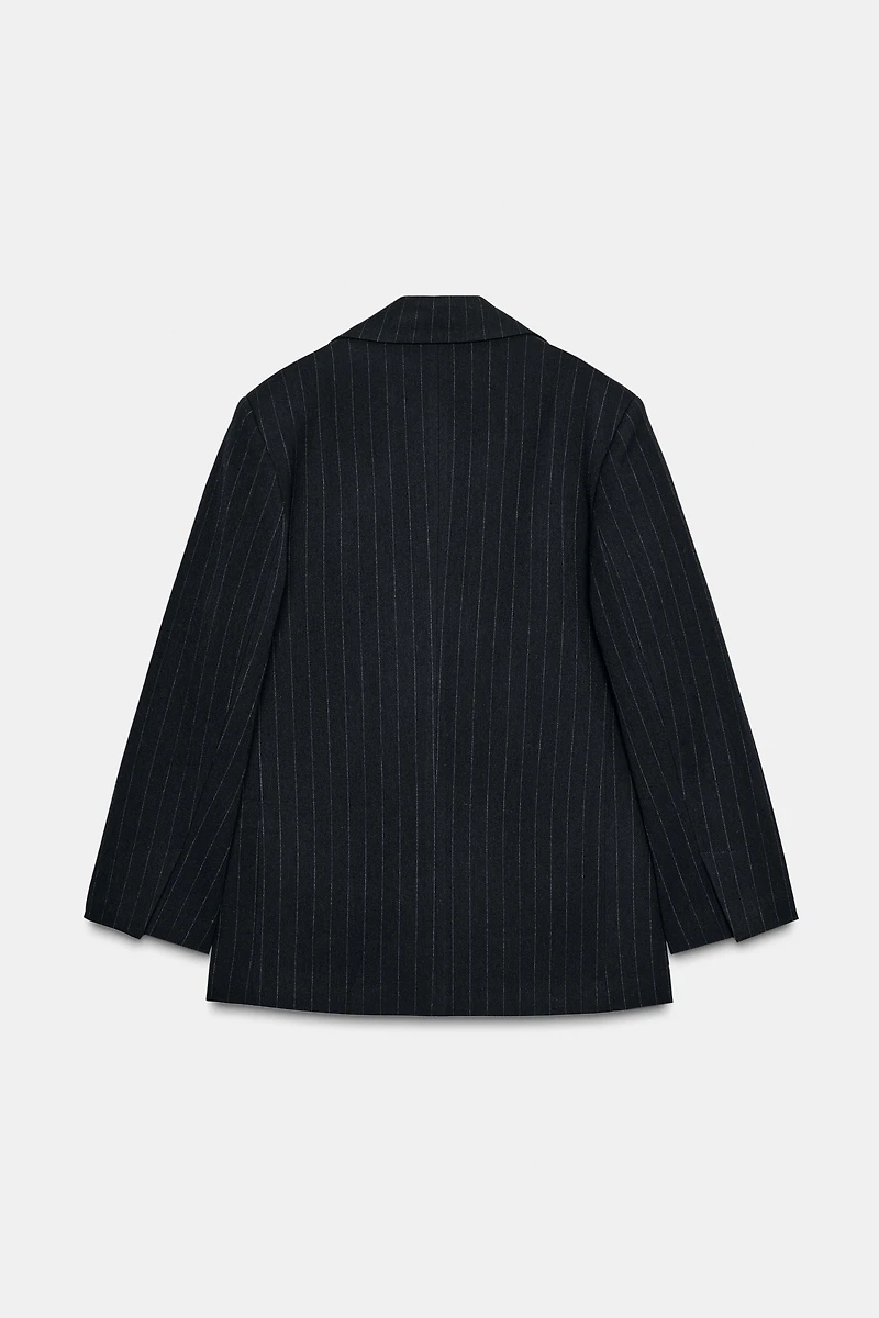 PINSTRIPE BLAZER WITH POCKETS