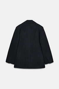 PINSTRIPE BLAZER WITH POCKETS