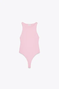 POLYAMIDE HALTER BODYSUIT