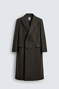 DOUBLE BREASTED WOOL BLEND MANTECO® LIMITED EDITION COAT