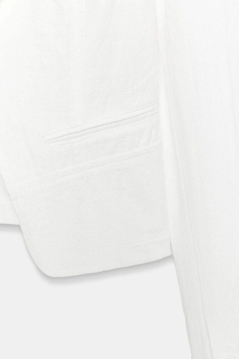 VESTE CROISÉE RAMIE